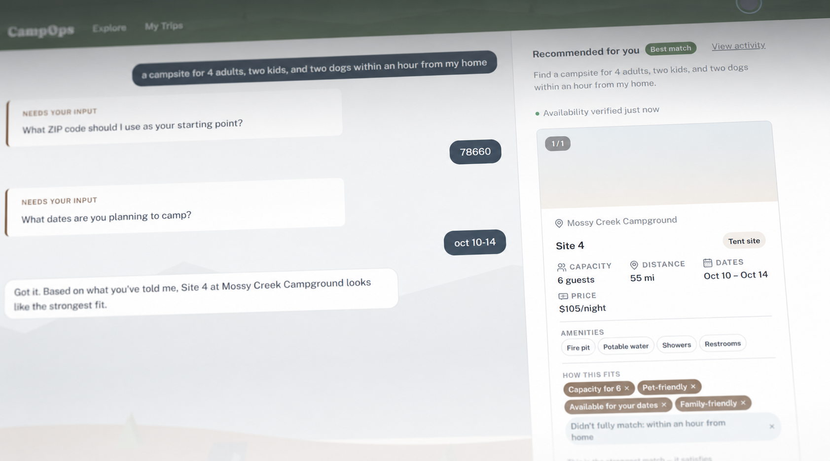 CampOps Consumer header CampOps Consumer - OOUX