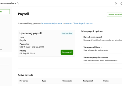 Clover Payroll