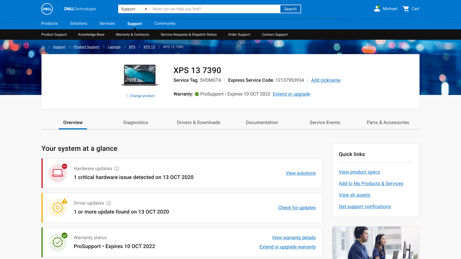 Dell Product Support