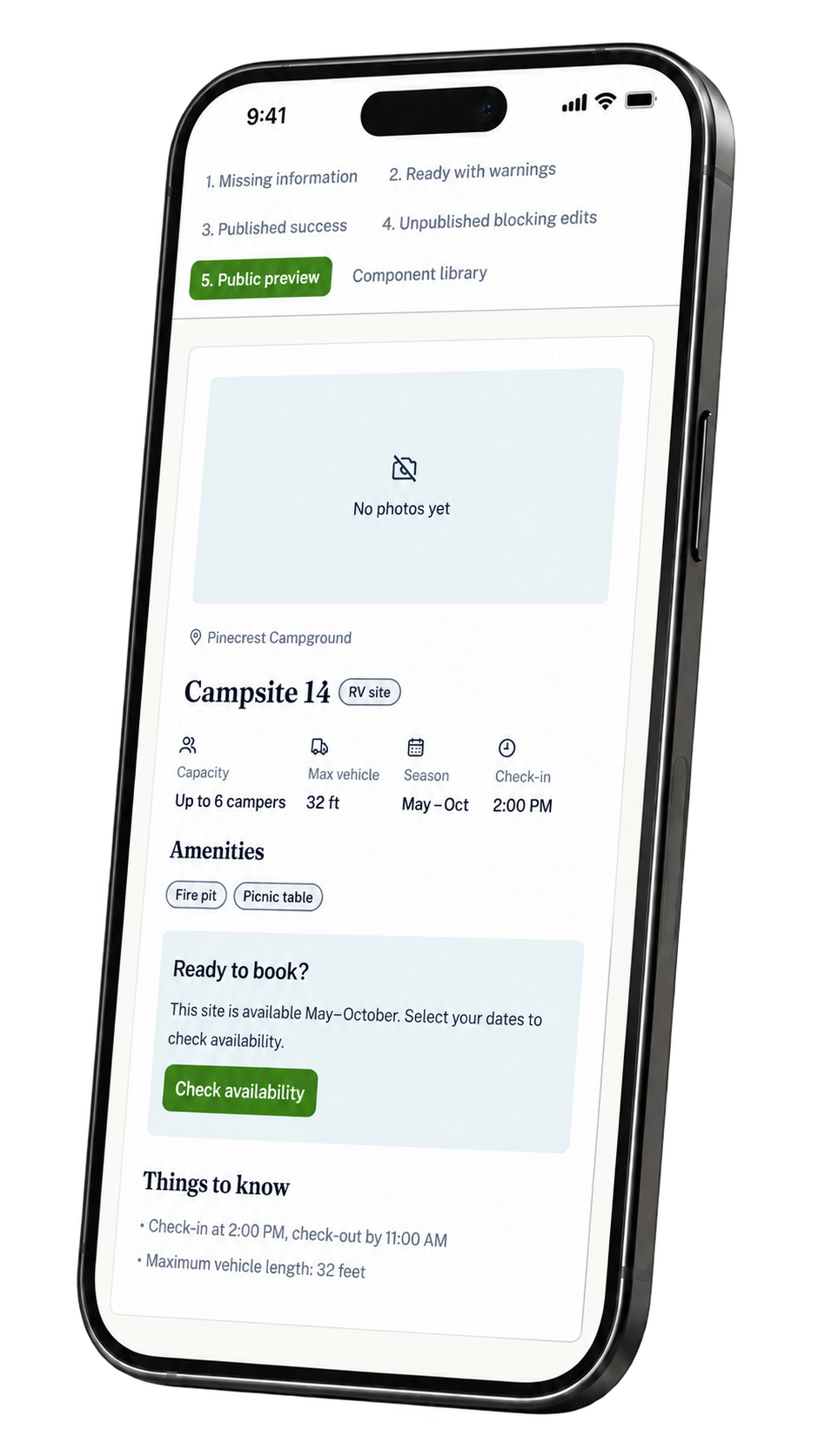 CampOps Admin phone