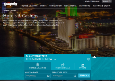 VisitLaughlin.com Redesign