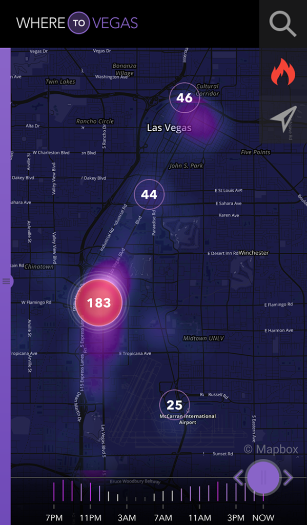 Where to Vegas Map