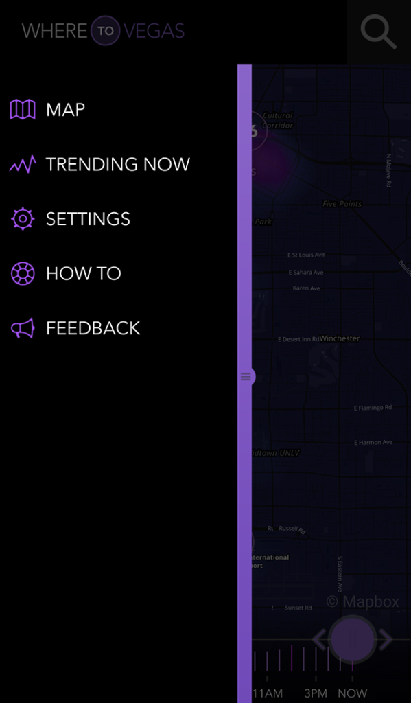 Where to Vegas Nav